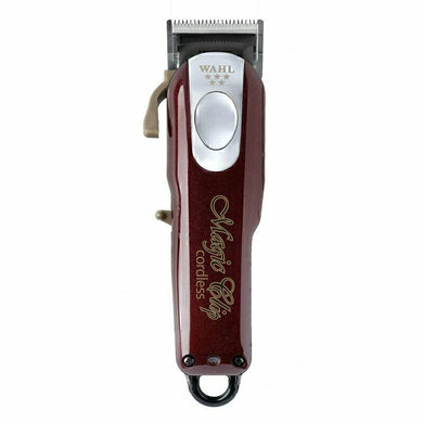 Wahl Professional 5-Star Cord/Cordless Magic Clip #8148 - Great for Barbers and Stylists - Precision Cordless Fade Clipper Loaded with Features (Burgundy)