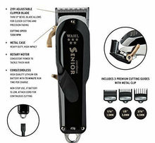 Load image into Gallery viewer, Wahl Professional - 5-Star Series Cordless Senior #8504-400 - 70 Minute Run Time - Includes Weighted Cordless Clipper Charging Stand #3801 - for Professional Barbers and Stylists