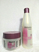Load image into Gallery viewer, SALERM HI REPAIR 01- PROF. LINE SHAMPOO 9.0 OZ + Mask 02 for Damaged &amp; Dry Hair