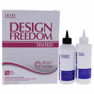 Design Freedom Tinted Alkaline Permanent by Zotos Women 1 Application Treatment