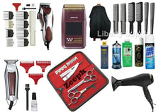 Load image into Gallery viewer, Barber Starter Kit - Beauty School Kits Clippers Trimmers Shavers Economy Wahl Clippers Practical Exam Approved