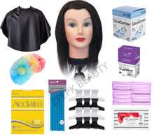 Load image into Gallery viewer, Perm Hair kit - Practice Kit for Beauty Cosmetology School Students