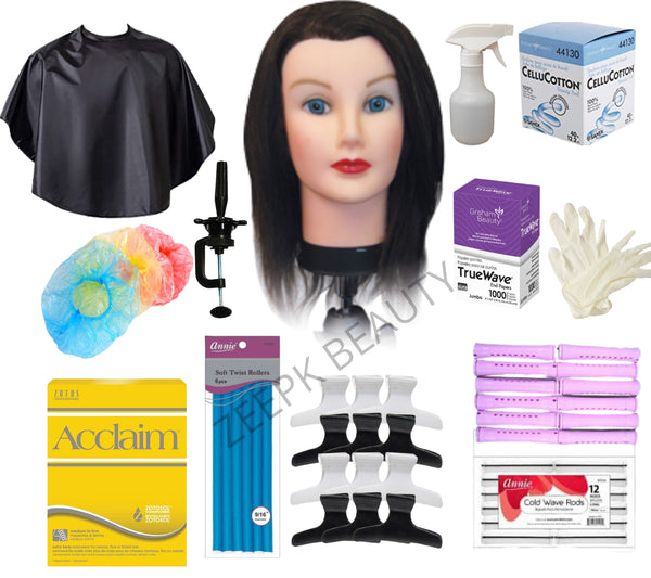 Perm Hair Kit for Cosmetology Students