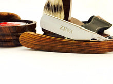 Cargar imagen en el visor de la galería, Zeva Signature Series 7 Pcs Men&#39;s Vintage Straight Razor Shaving Set In Gift Box - Liberty Beauty Supply