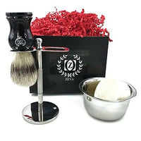 Mens Straight Razor Traditional Wet Shave Grooming Kit 5/8" Carbon Steel hollow - Liberty Beauty Supply