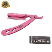 Hair Styling & Barber Shears Rainbow Titanium 6" Hairshaper and thinning Scissor - Liberty Beauty Supply