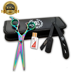 Professional Beauty Salon Shears Barber Hair Scissors Set Hairdressing Tools 6" - Liberty Beauty Supply