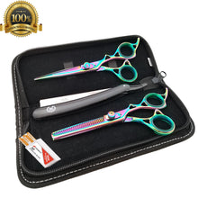 Load image into Gallery viewer, Salon Stylist Barber Hairdressing Cutting Scissors Men&#39;s Shaving Razor Comb Set - Liberty Beauty Supply