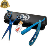 barber cut throat shavette shaving men straight razor folding afeitado rapada - Liberty Beauty Supply