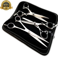 Juego De Tijeras Profesionales Para Cabello Estuche Peine Tijera Dentada, Capa - Liberty Beauty Supply