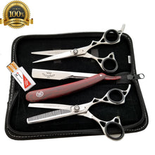 Load image into Gallery viewer, 6&quot; Professional Barber Hair Cutting Regular Scissors Shears Hairdressing TIJERAS - Liberty Beauty Supply