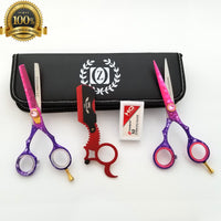 6" Salon Hair Scissors Set Barber Hair Cutting Shears Hairdressing Styling Kit - Liberty Beauty Supply