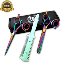 Load image into Gallery viewer, New Hairdressing Pro Salon Hair Scissors Thinning Hair Cutting Scissors 6 &quot; Set - Liberty Beauty Supply
