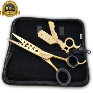 Professional Salon Hair Cutting Thinning Scissors Barber Shears Hairdressing Set - Liberty Beauty Supply
