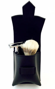 3 Pcs Men's 4" Long Handle DE Safety Razor Shaving Gift Set for Christmas - Liberty Beauty Supply
