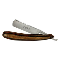 WOOD CUT THROAT 6PC men's straight razor shaving kit luxury gift set - Liberty Beauty Supply