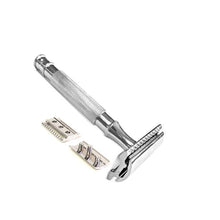 Load image into Gallery viewer, Men&#39;s Shaving Kit Set Heavy Duty Long Handled Safety Razor W/ Feather Blades - Liberty Beauty Supply