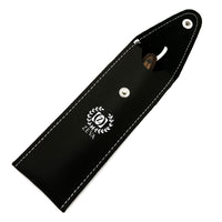 Men's Wet Cut Throat Straight Edge Razor Leather Sharpening Strop Strap + Pouch - Liberty Beauty Supply