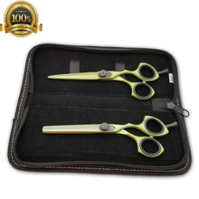 Load image into Gallery viewer, Salon Professional Barber Hair Cutting Thinning Scissors Shears Hairdressing Set - Liberty Beauty Supply