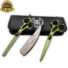 Load image into Gallery viewer, Salon Professional Barber Hair Cutting Thinning Scissors Shears Hairdressing Set - Liberty Beauty Supply