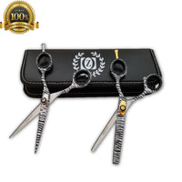 5.5" Professional Salon Hairdressing Hair Cutting Thinning Barber Scissors Set - Liberty Beauty Supply
