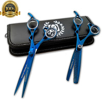 Professional Barber Hair Cutting Thinning Scissors Shears Set Salon Hairdressing - Liberty Beauty Supply