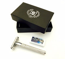 Load image into Gallery viewer, Classic Double Edge Safety Razor Gift Pack Butterfly Opening Easy To Use Zeva - Liberty Beauty Supply