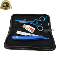 2pc Stainless Steel Hair Cuting+Thinning Scissors Barber Shears Hairdressing Set - Liberty Beauty Supply