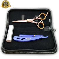 6" Professional Barber Shears Hairdressing Cutting Thinning Scissors RAZOR SHARP - Liberty Beauty Supply