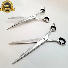 Load image into Gallery viewer, Hair Cutting Pet Dog Grooming Scissors Cutting Curved Thinning Shears 2PC Set - Liberty Beauty Supply