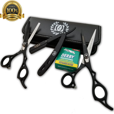 Professional Barber Hair Cutting Thinning Scissors Shears Set Hairdressing Salon - Liberty Beauty Supply