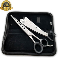 8" Salon Hair Scissors Set Barber Hair Cutting Shears Hairdressing Styling Kit - Liberty Beauty Supply