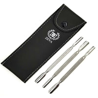 Spoon Cuticle Pusher Cleaner Trimmer Manicure Pedicure Nail Care Tools 4 Pc Set - Liberty Beauty Supply
