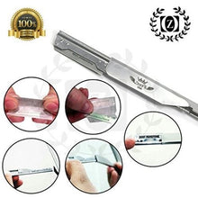 Load image into Gallery viewer, Folding Straight Razor Kit Barber Close Shave Safety Blades Quality Stainless - Liberty Beauty Supply