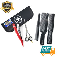 Professional Razor Hairdressing Scissors Salon Hair Cutting Barber Shears Shave - Liberty Beauty Supply