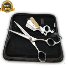 Load image into Gallery viewer, 8&quot; Professional Hair Cutting Japanese Scissors Thinning Barber Shears Set Kit - Liberty Beauty Supply