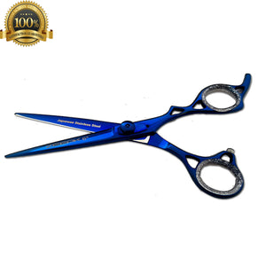 6" Professional Hairdressing Hair Scissors Barber Shears Titanium Razor TIJERAS - Liberty Beauty Supply