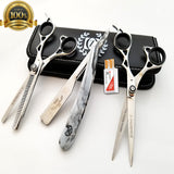 Professional Hairdressing Hair Cutting Scissors Barber 6" Shears STAINLESS STEEL - Liberty Beauty Supply