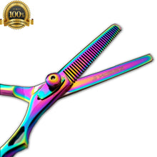 Cargar imagen en el visor de la galería, 6&quot; Professional Hair Cutting Japanese Scissors Thinner Barber Razor Shears Kit - Liberty Beauty Supply