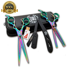 Load image into Gallery viewer, Professional Beauty Salon Shears Barber Hair Scissors Set Hairdressing Tools 6&quot; - Liberty Beauty Supply