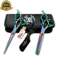 Professional Beauty Salon Shears Barber Hair Scissors Set Hairdressing Tools 6" - Liberty Beauty Supply