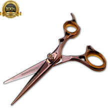 Load image into Gallery viewer, Professional Hair Cutting Japanese Scissors Barber Stylist Salon Shears 6&quot; BRONZE - Liberty Beauty Supply