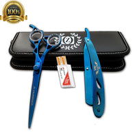 barber cut throat shavette shaving men straight razor folding afeitado rapada - Liberty Beauty Supply