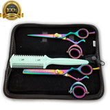 New Hairdressing Pro Salon Hair Scissors Thinning Hair Cutting Scissors 6 " Set - Liberty Beauty Supply