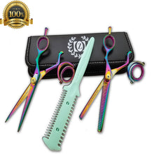 Load image into Gallery viewer, New Hairdressing Pro Salon Hair Scissors Thinning Hair Cutting Scissors 6 &quot; Set - Liberty Beauty Supply