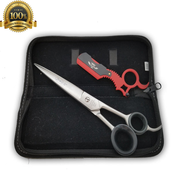 haarscheren forbici tijeras ciseaux barber hair cutting dressing scissors shears - Liberty Beauty Supply