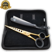 Barber Shears Professional Hairdressing Set Salon Hair Cutting Thinning Scissors - Liberty Beauty Supply