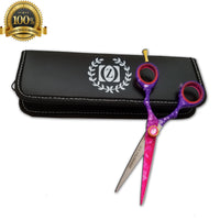 5.5" Salon Hair Cutting Scissors TIJERAS Thinning Barber Shears Razor Kit RAPADA - Liberty Beauty Supply