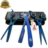 Professional Barber Hair Cutting Thinning Scissors Shears Set Salon Hairdressing - Liberty Beauty Supply