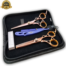 Load image into Gallery viewer, New Hair Cutting Thinning Scissors Barber Shears Hairdresser set TIJERAS RAPADA - Liberty Beauty Supply